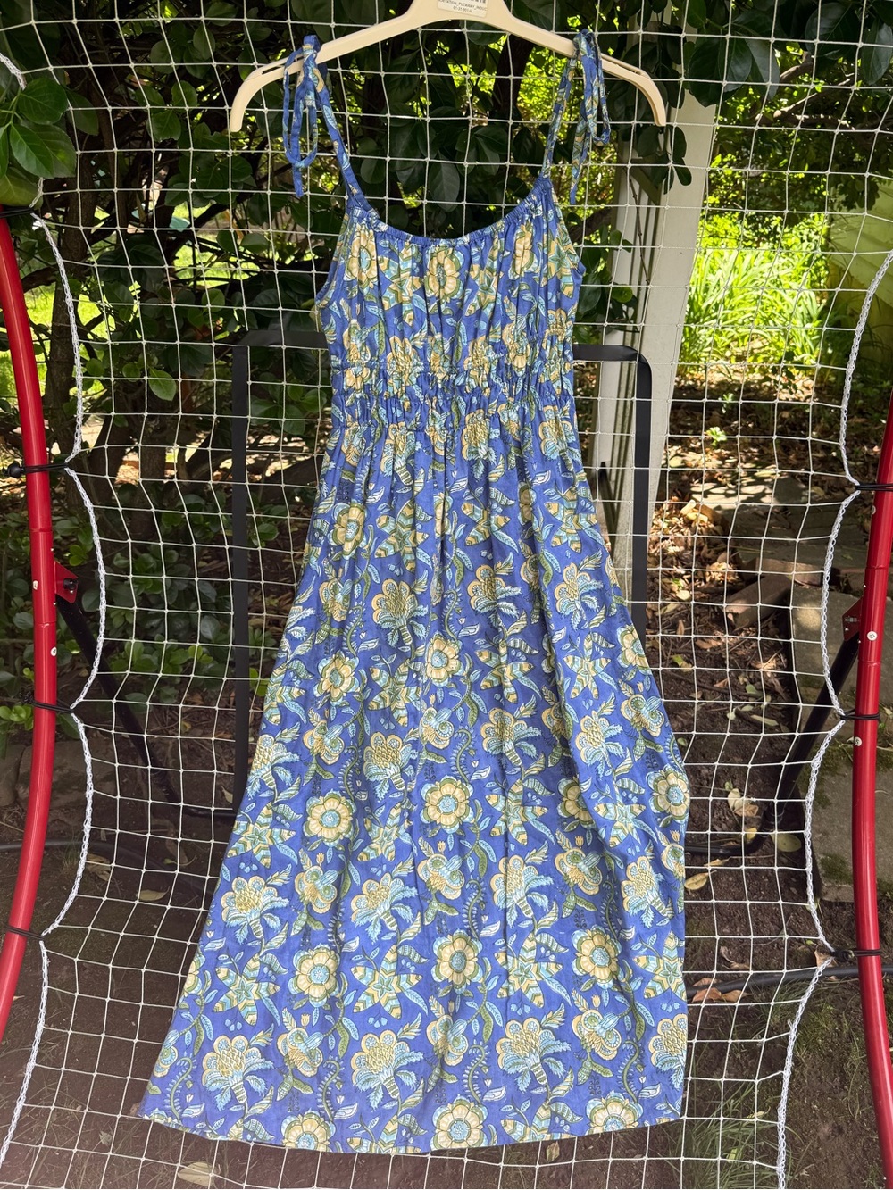 Madison Mathews Floral Midi dress - Picture 4 of 4